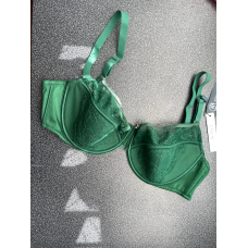 Красивий бюстгальтер на чашку D , E СМАРАГДОВИЙ
